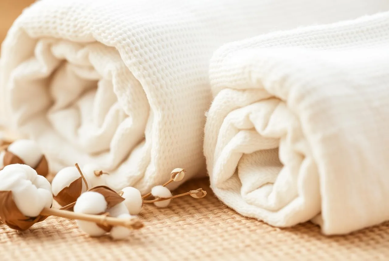 Organic cotton eco-friendly oshibori towels